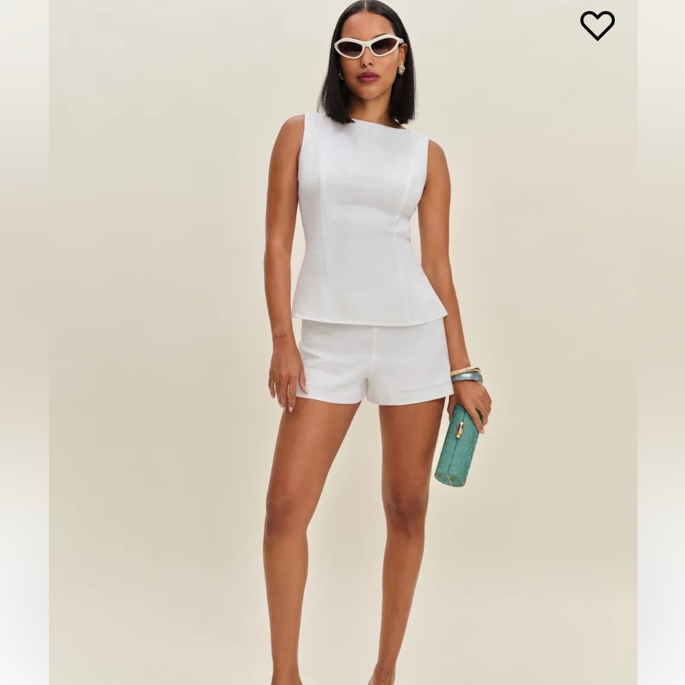 Reformation Eliana Linen Two Piece